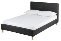 Collection - Mendelssohn Black - Bed Frame - Double